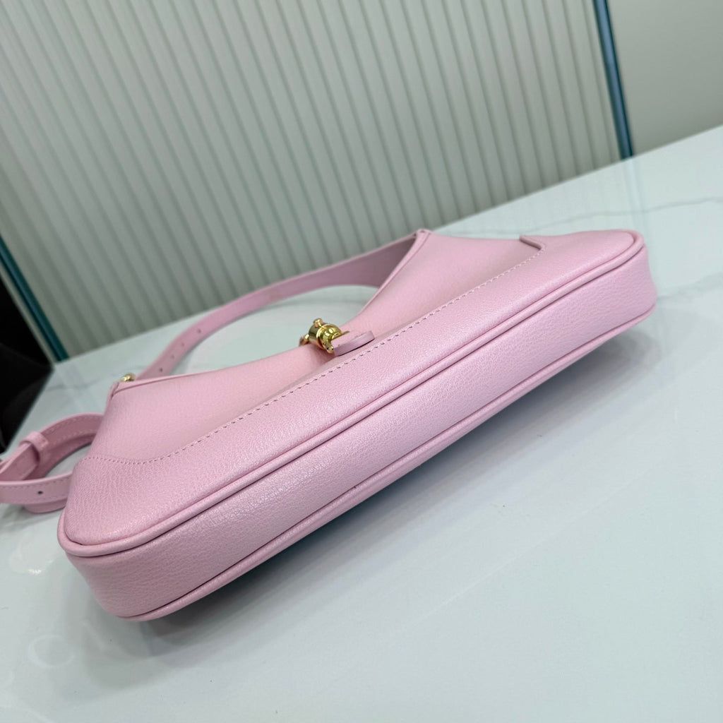 Gucci 863137 Jackie Slim Medium Shoulder Bag Light Pink