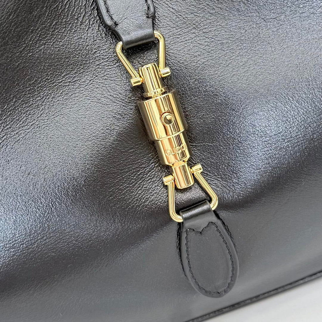Gucci 866645 Mercato medium tote bag  Black leather