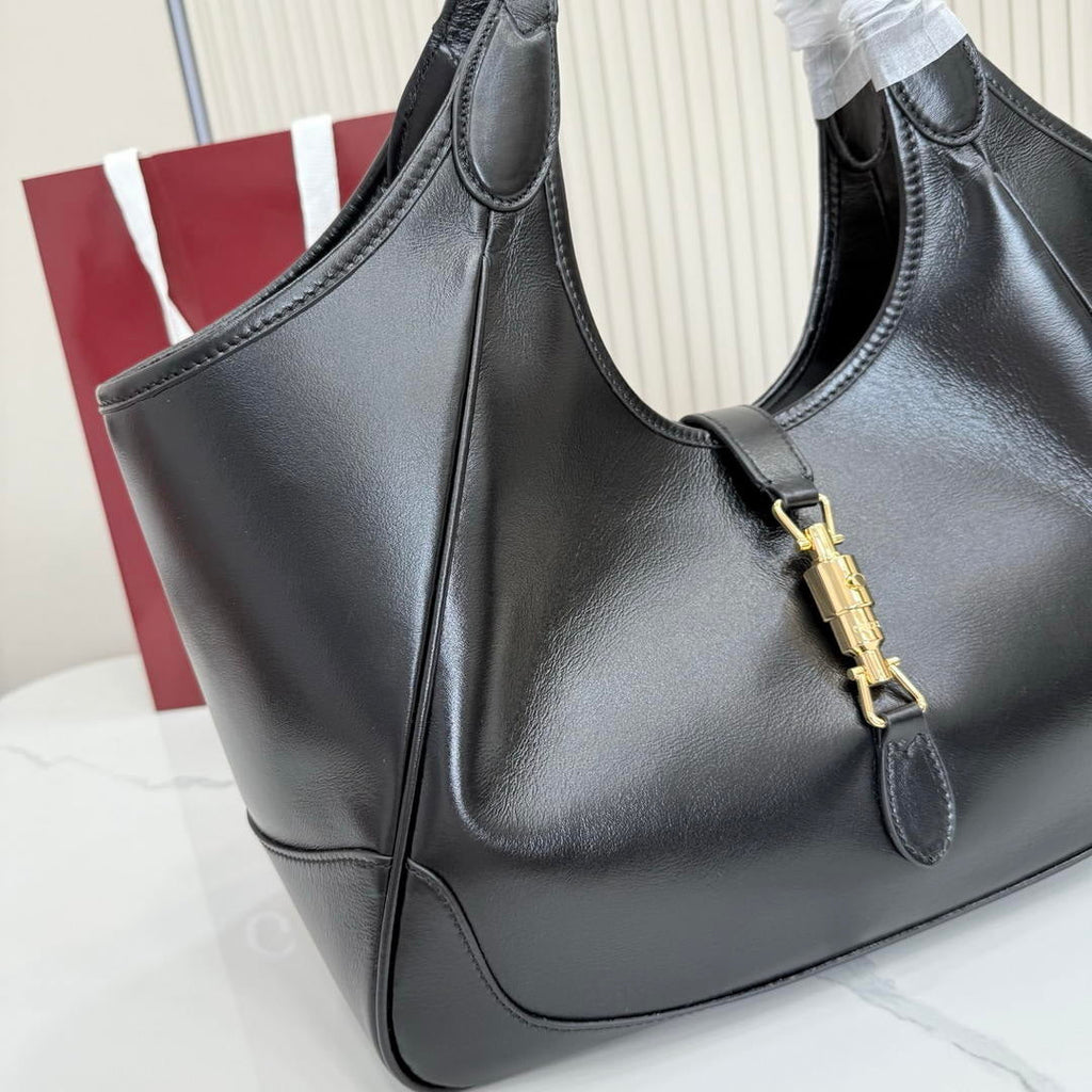 Gucci 866645 Mercato medium tote bag  Black leather