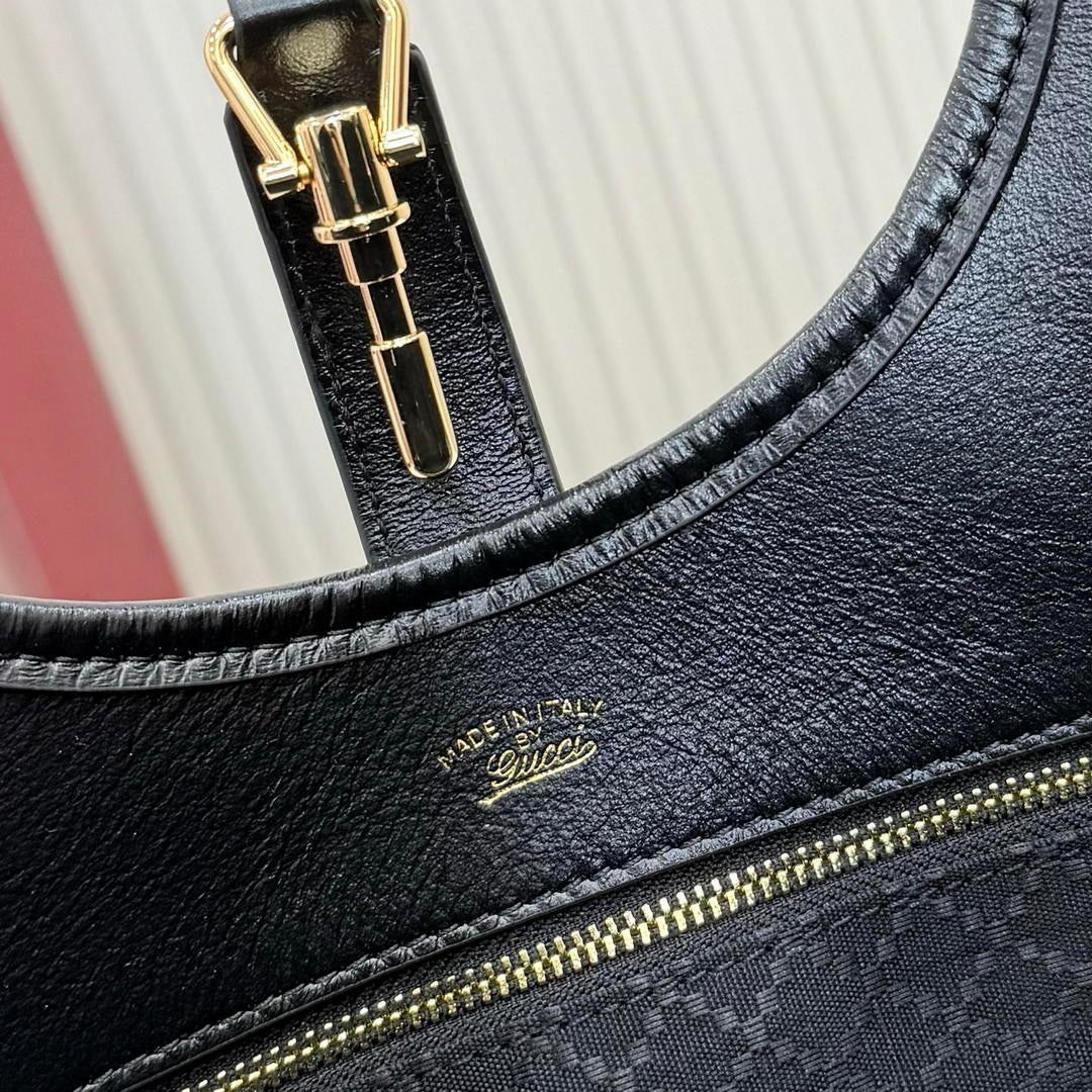 Gucci 866645 Mercato medium tote bag  Black leather