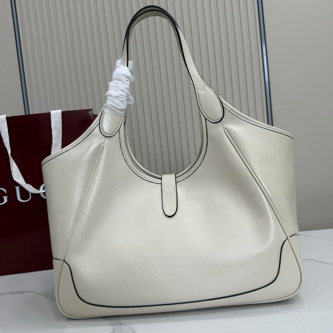 Gucci 866645 Mercato medium tote bag  White leather