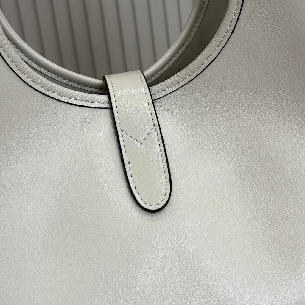 Gucci 866645 Mercato medium tote bag  White leather