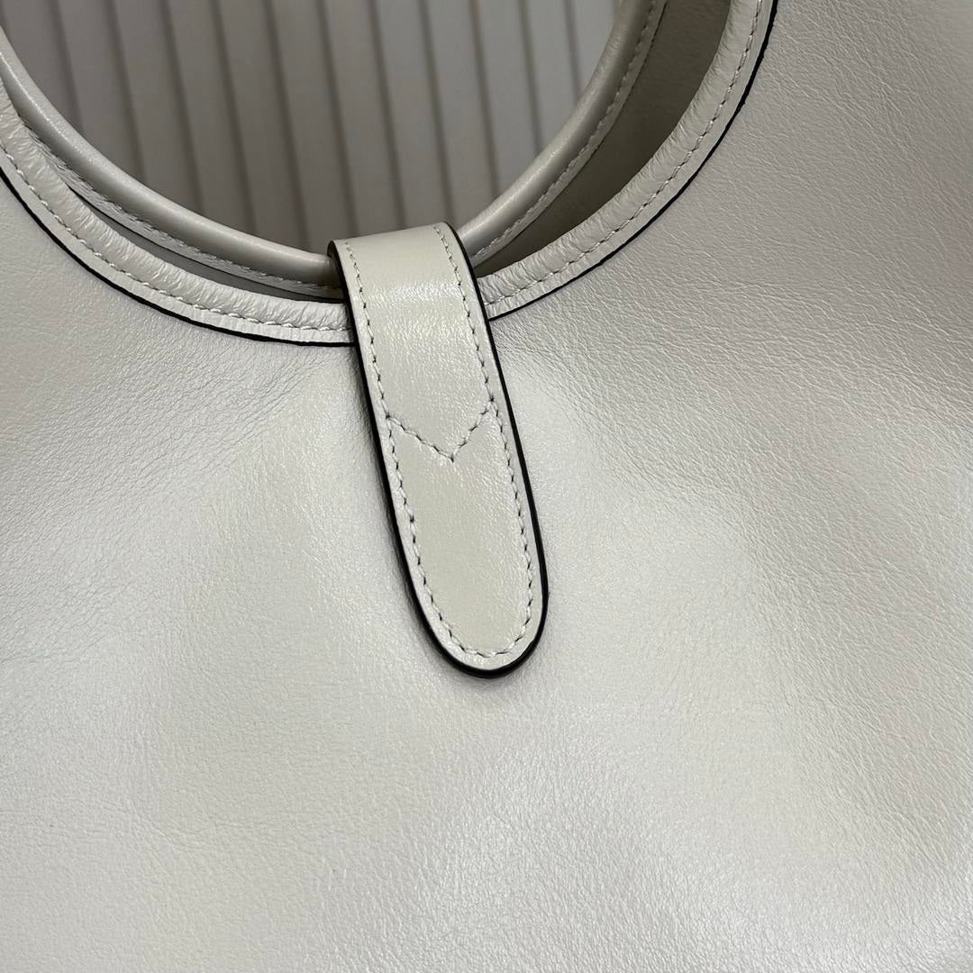 Gucci 866645 Mercato medium tote bag  White leather