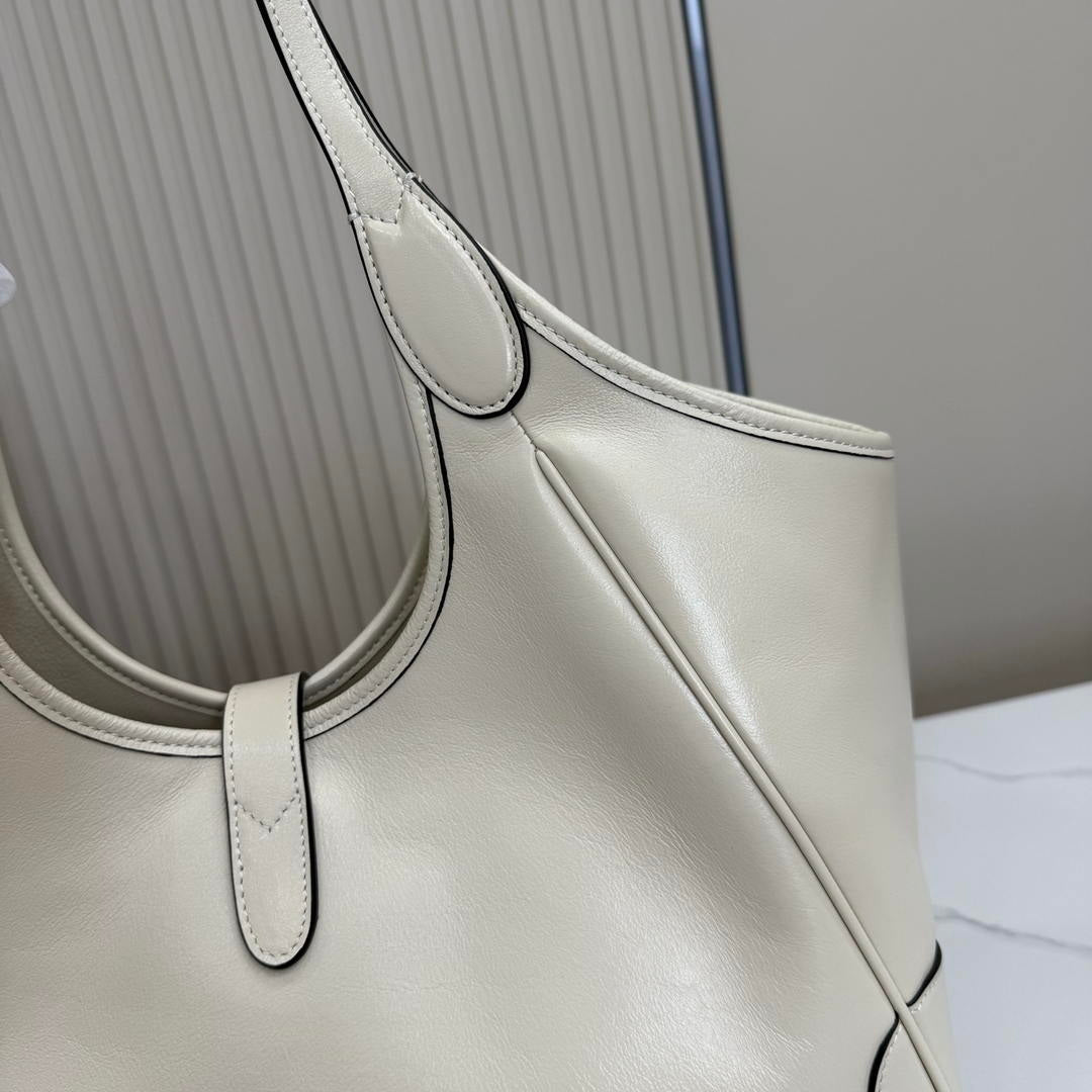Gucci 866645 Mercato medium tote bag  White leather