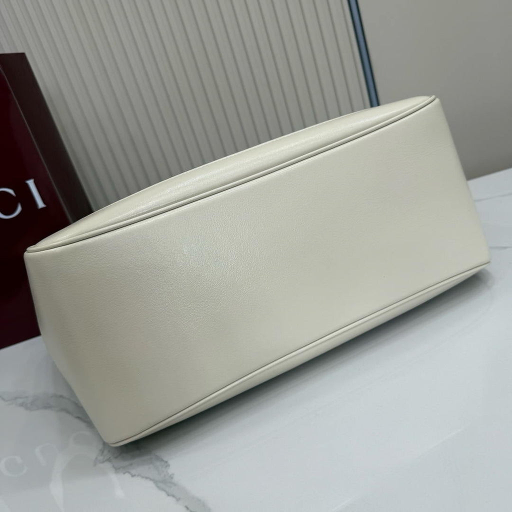 Gucci 866645 Mercato medium tote bag  White leather