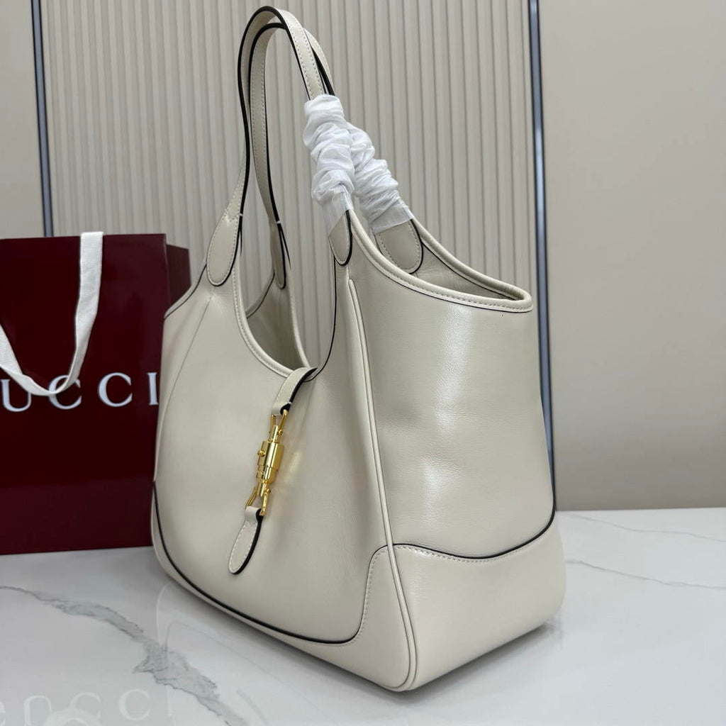 Gucci 866645 Mercato medium tote bag  White leather
