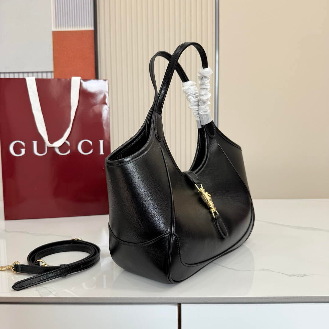 Gucci 866646 Mercato small tote bag Black leather