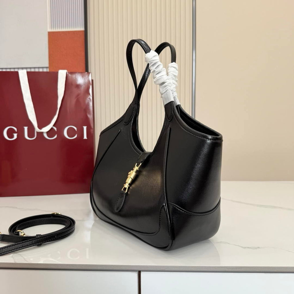 Gucci 866646 Mercato small tote bag Black leather