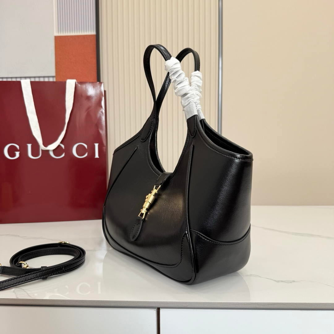 Gucci 866646 Mercato small tote bag Black leather