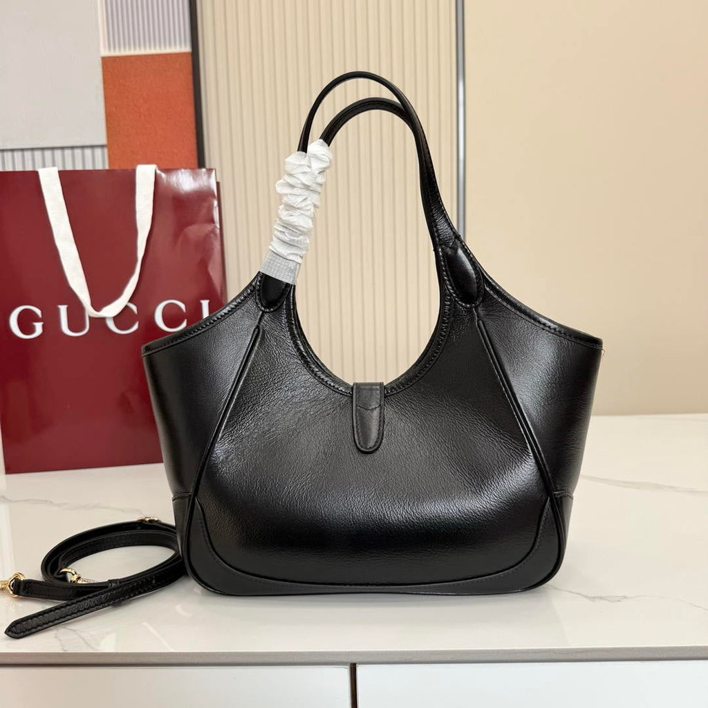 Gucci 866646 Mercato small tote bag Black leather
