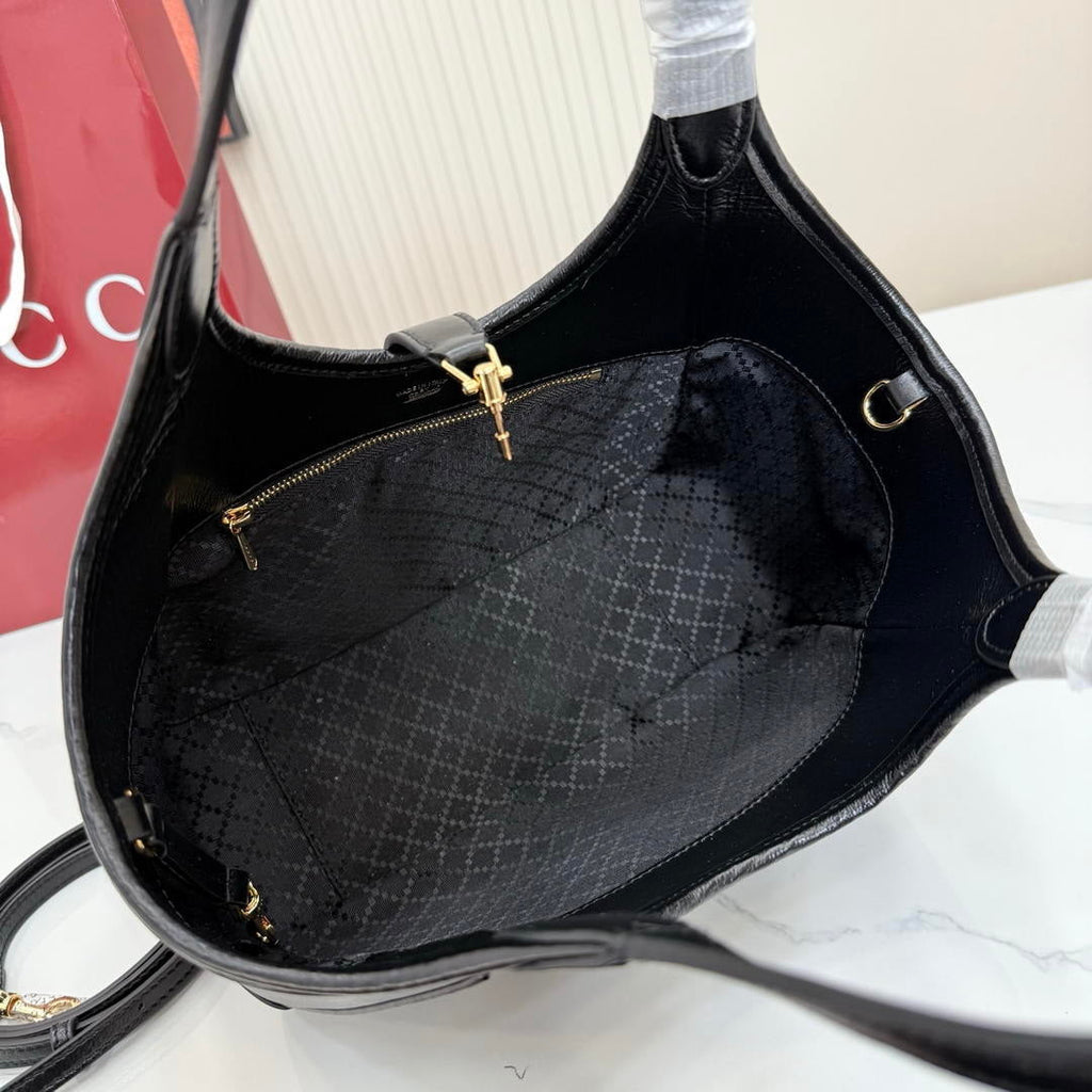 Gucci 866646 Mercato small tote bag Black leather