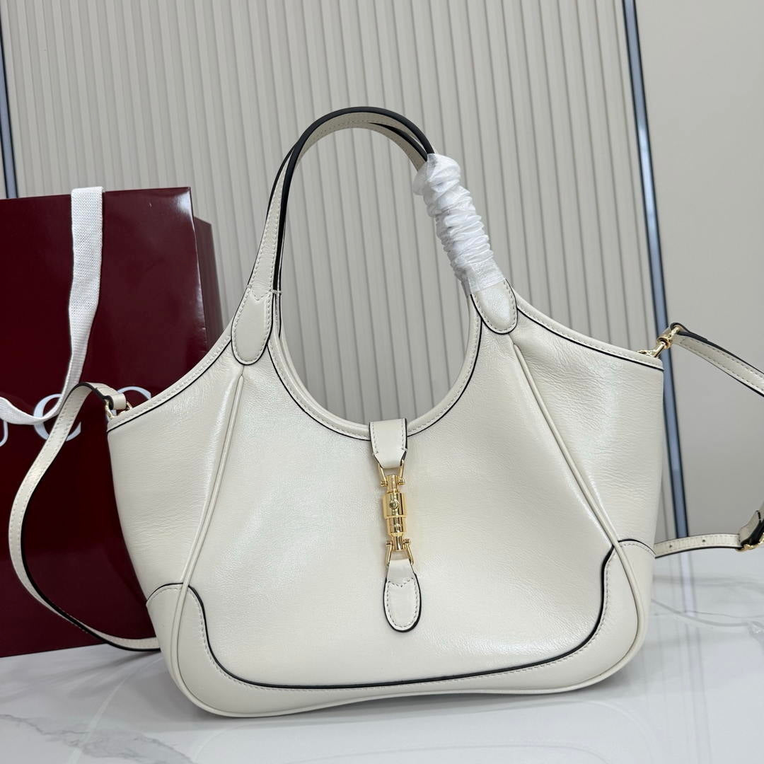 Gucci 866646 Mercato small tote bag White leather