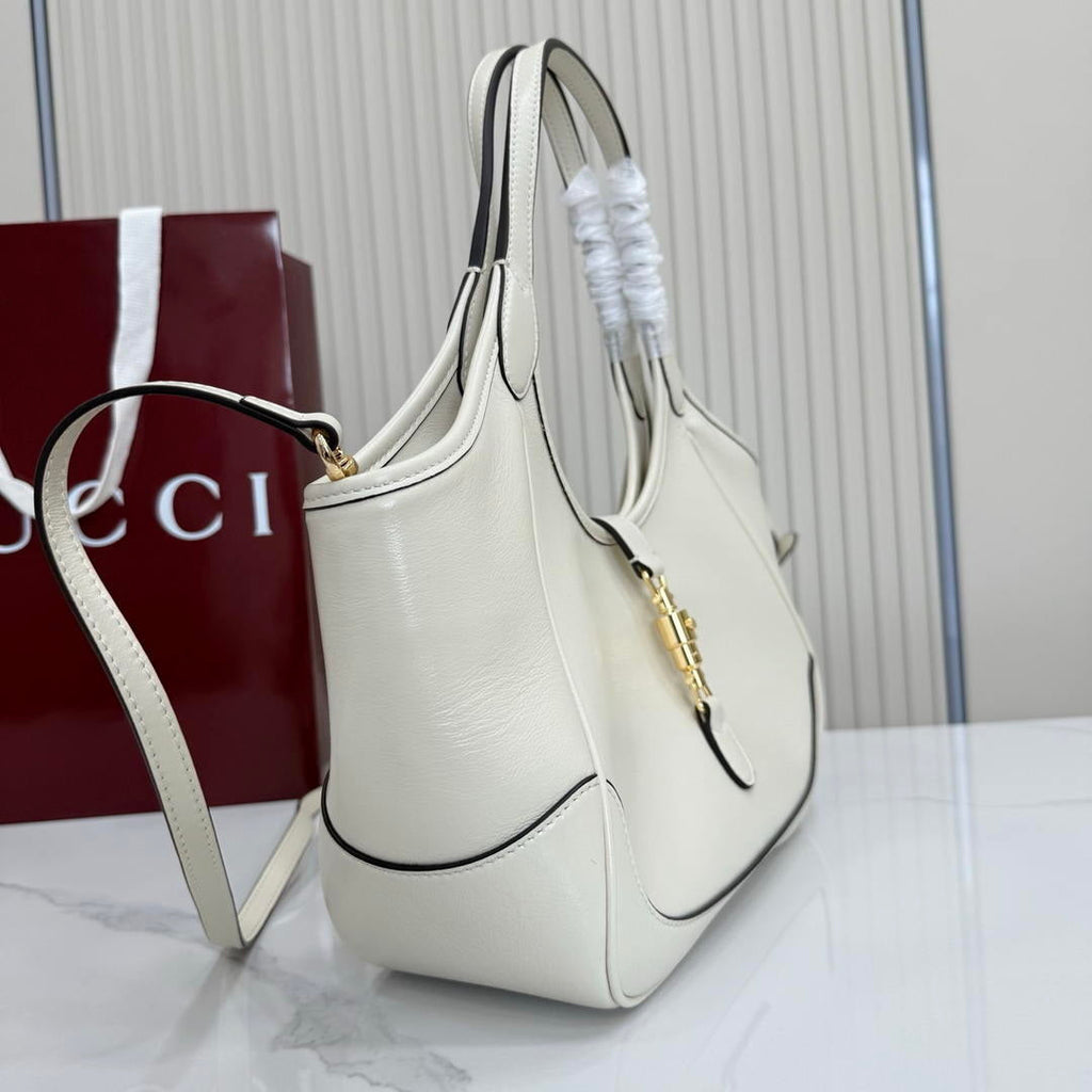 Gucci 866646 Mercato small tote bag White leather