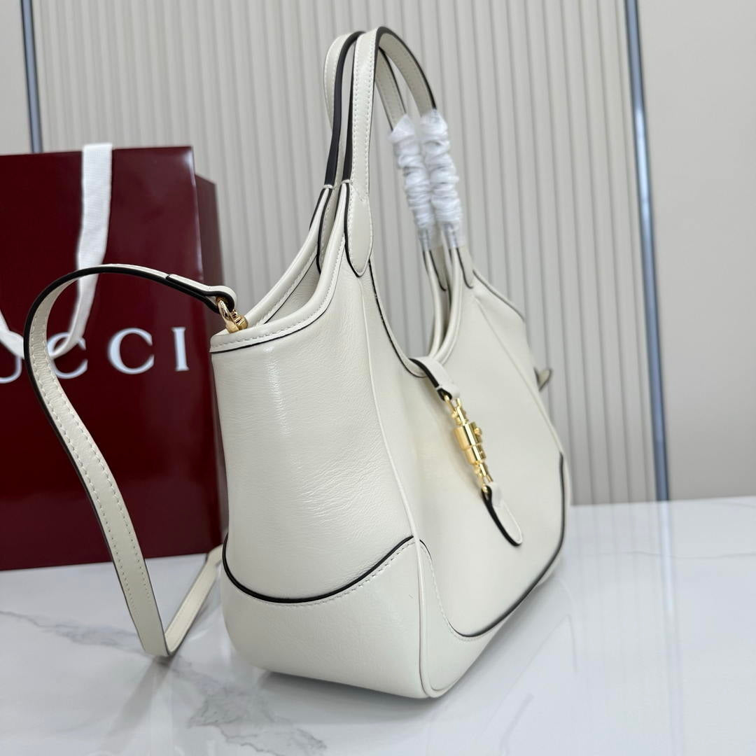 Gucci 866646 Mercato small tote bag White leather