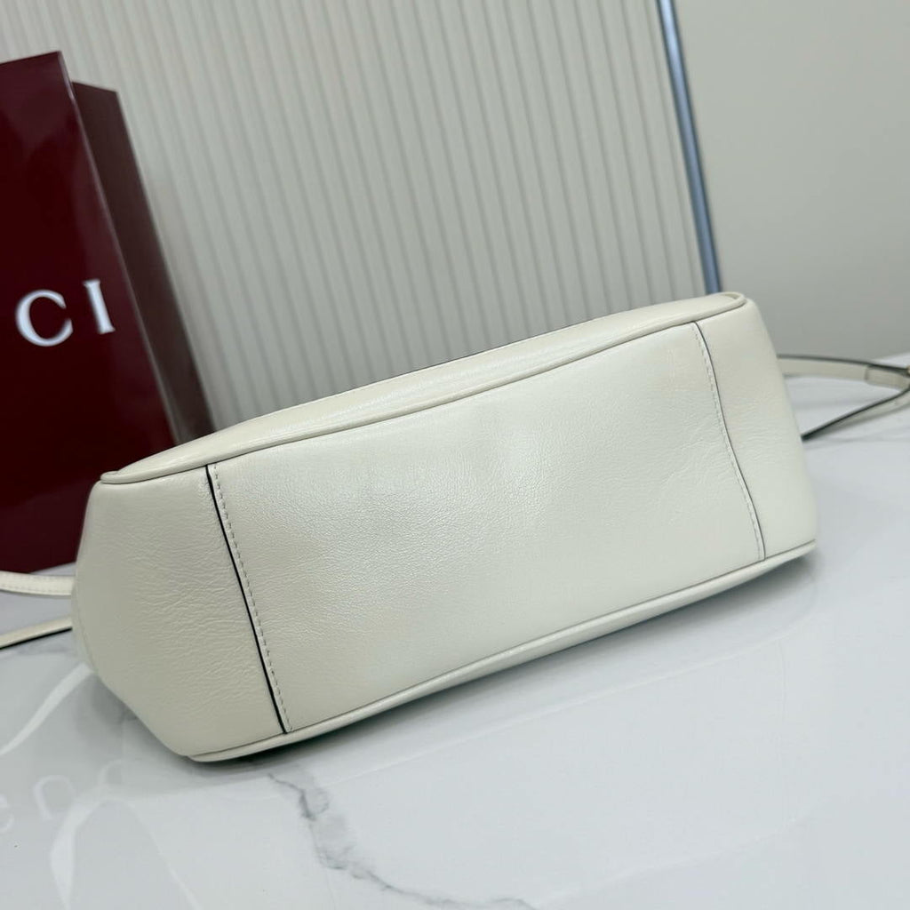 Gucci 866646 Mercato small tote bag White leather
