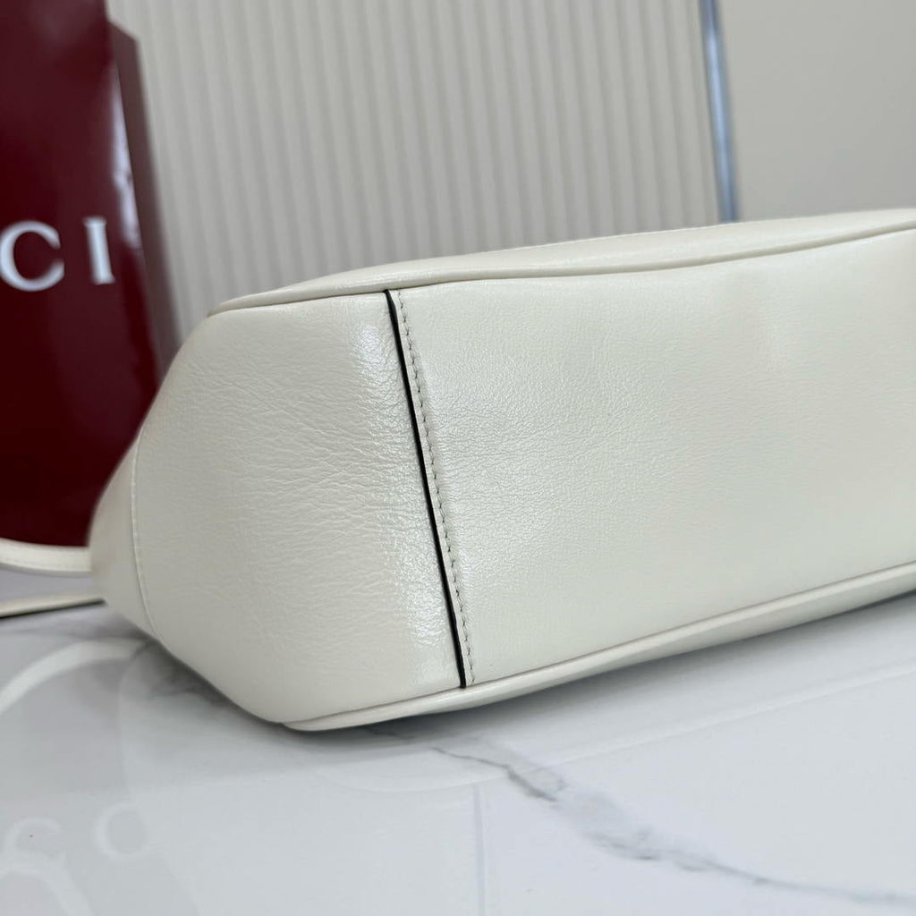 Gucci 866646 Mercato small tote bag White leather