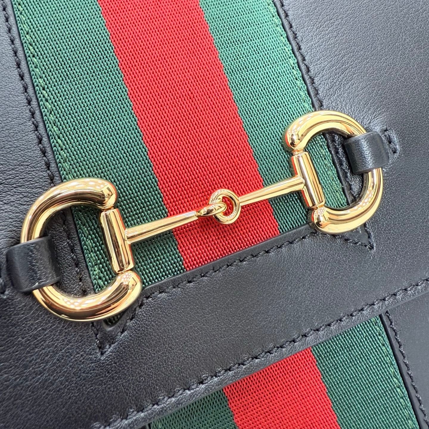 Gucci 875018 Paparazzo Medium Top Handle Bag Black