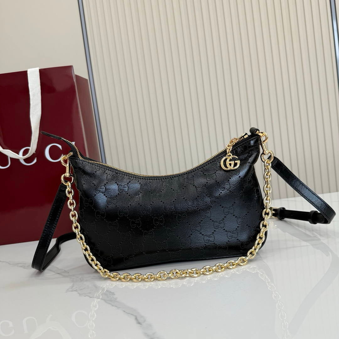 Gucci A0034B Lady Lunetta Chain small shoulder bag