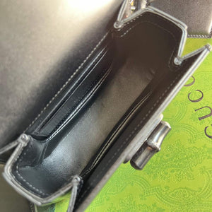 Gucci Bamboo1947 Mini top handle bag 686864 Black - Default Title - View 9