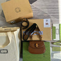 Gucci Bamboo1947 Mini top handle bag 686864 Tan - Default Title - View 1