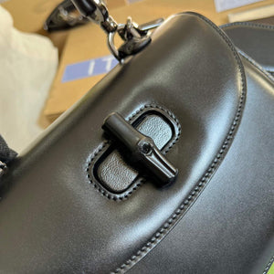 Gucci 675797 Bamboo1947 small top handle bag Black - Default Title - View 5
