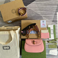 Gucci 675797 Bamboo1947 small top handle bag Pink - Default Title - View 1