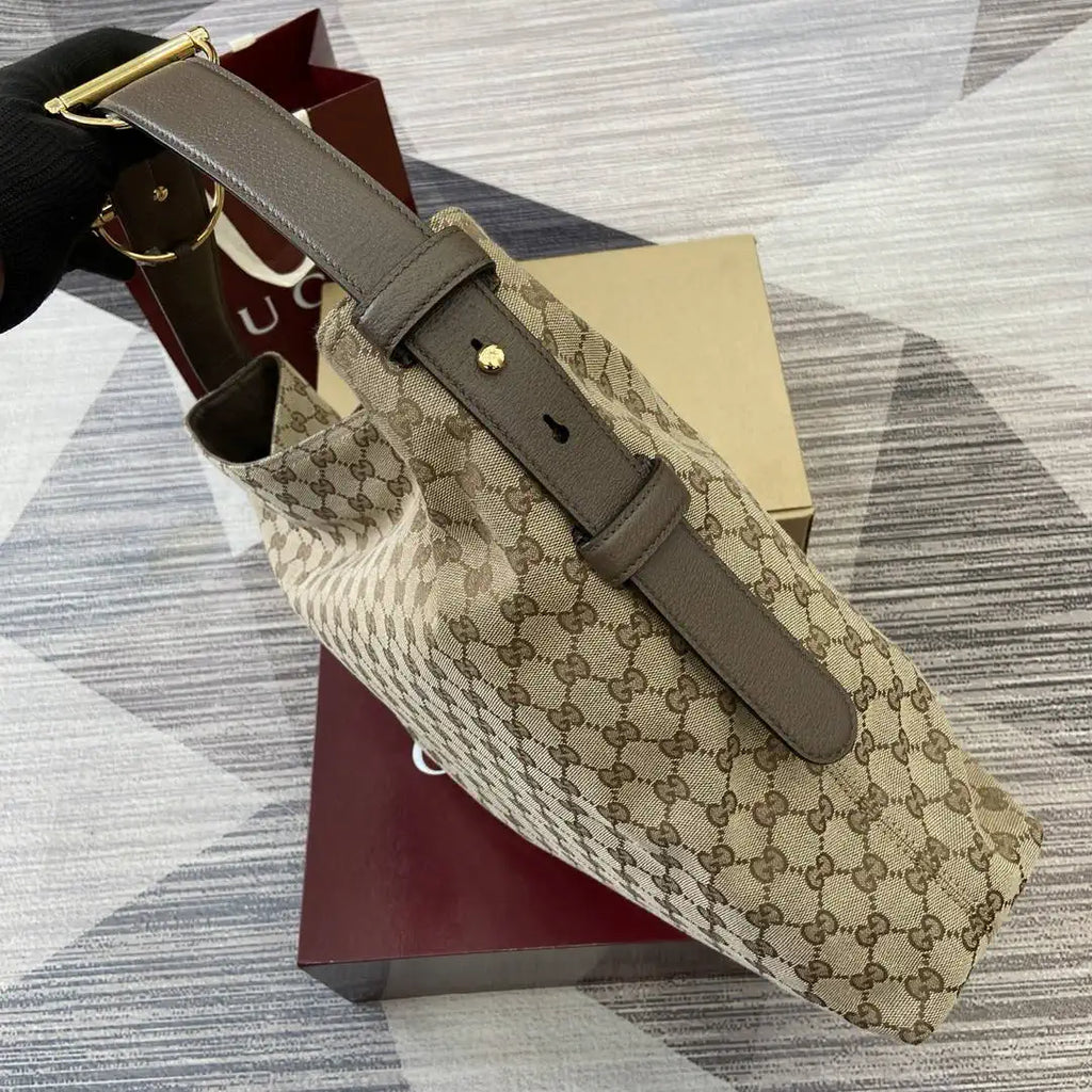 Gucci  Beatrix Large Tote Bag 850546 Beige & Brown GG canvas