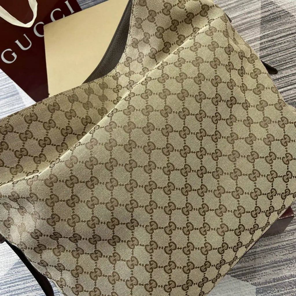 Gucci  Beatrix Large Tote Bag 850546 Beige & Brown GG canvas