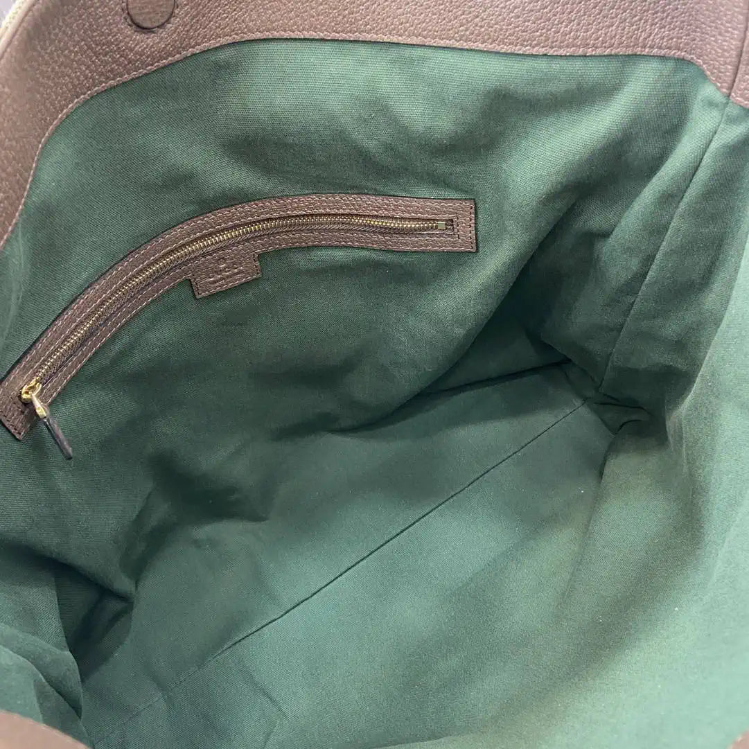 Gucci  Beatrix Large Tote Bag 850546 Beige & Brown GG canvas