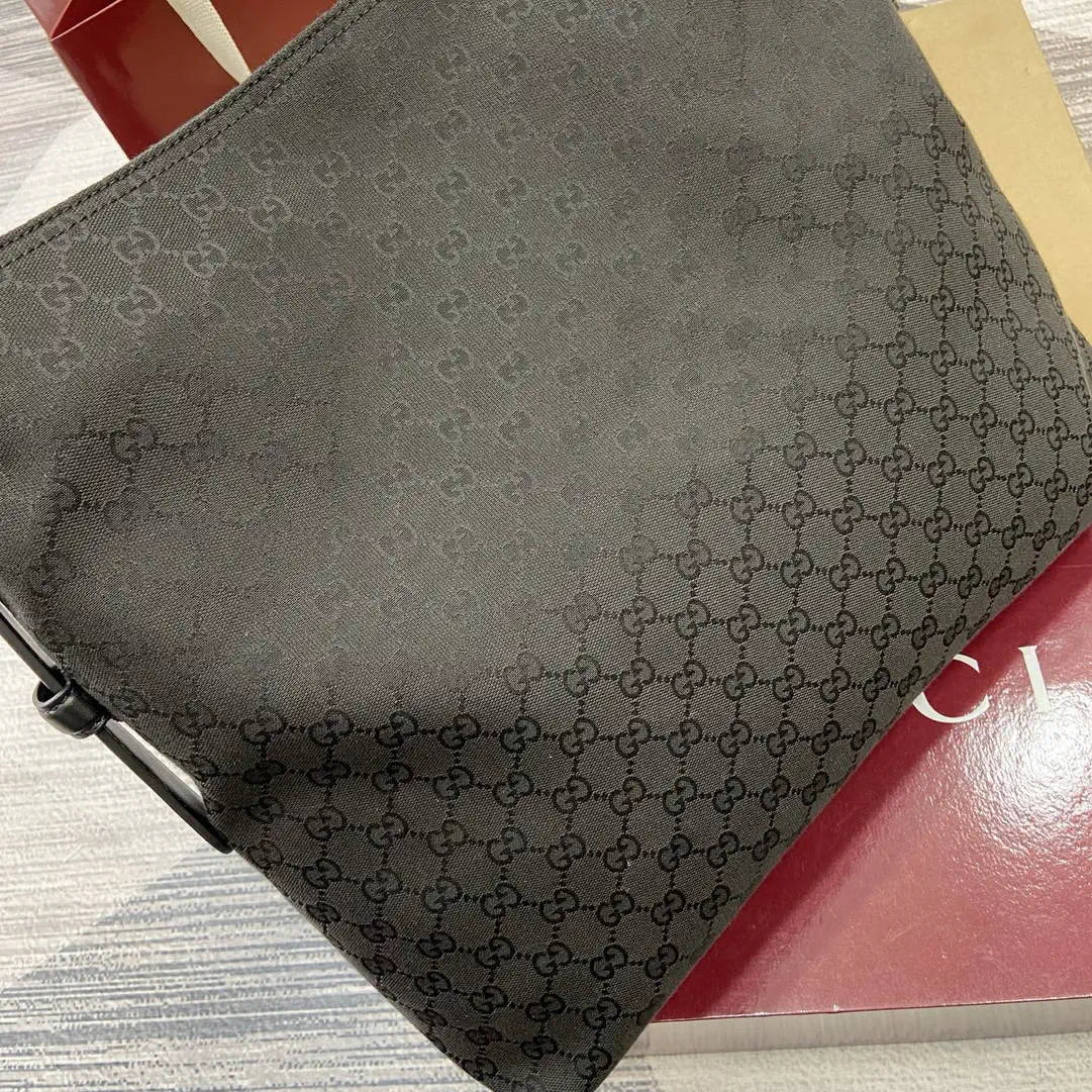 Gucci  Beatrix Large Tote Bag 850546 Black GG canvas