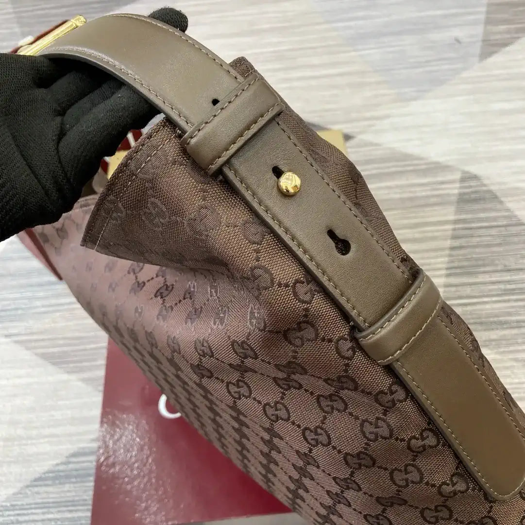 Gucci  Beatrix Large Tote Bag 850546 Dark Brown GG canvas