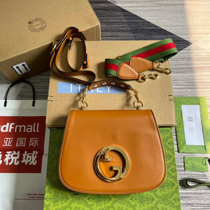 Gucci Blondie Medium top handle bag 721172 Brown - Default Title - View 1