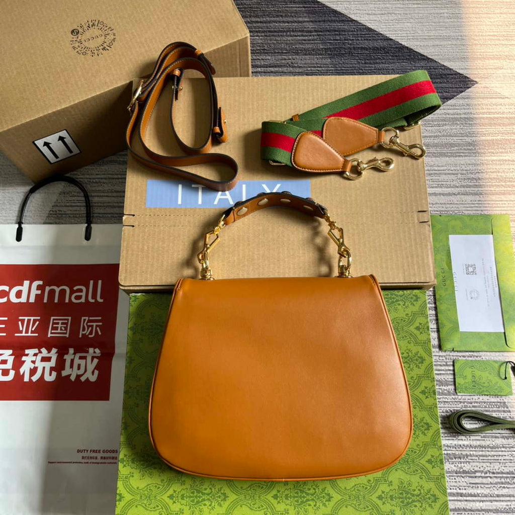 Gucci Blondie Medium top handle bag 721172 Brown