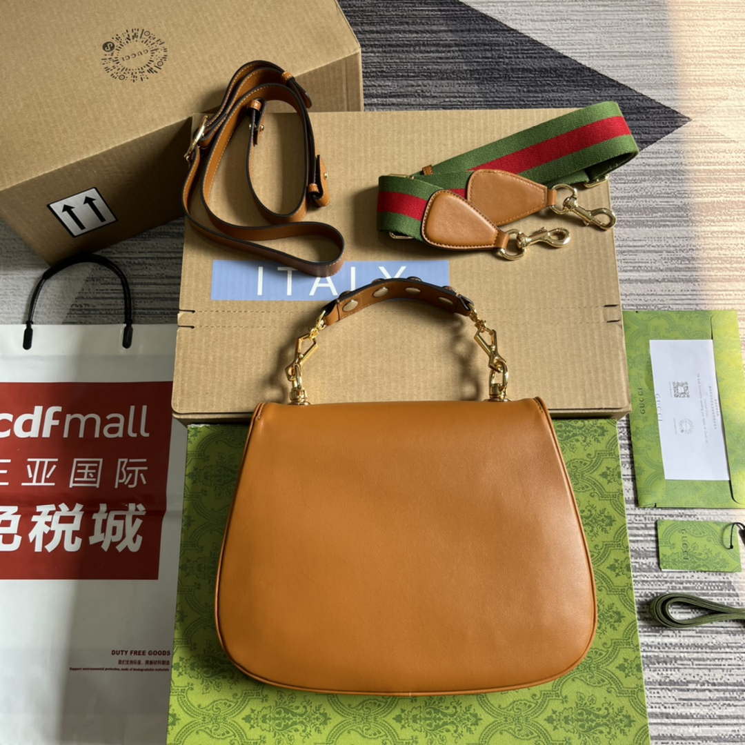 Gucci Blondie Medium top handle bag 721172 Brown - Default Title - View 2