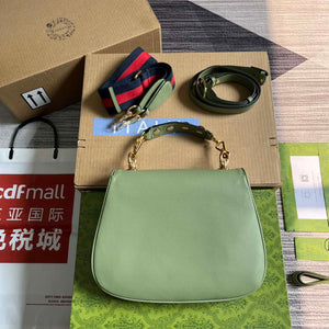 Gucci Blondie Medium top handle bag 721172 Green - Default Title - View 2