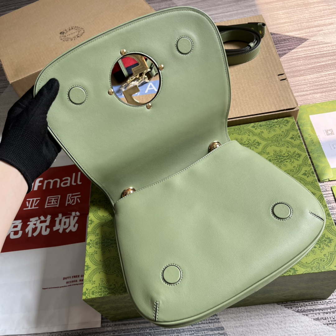 Gucci Blondie Medium top handle bag 721172 Green - Default Title - View 8