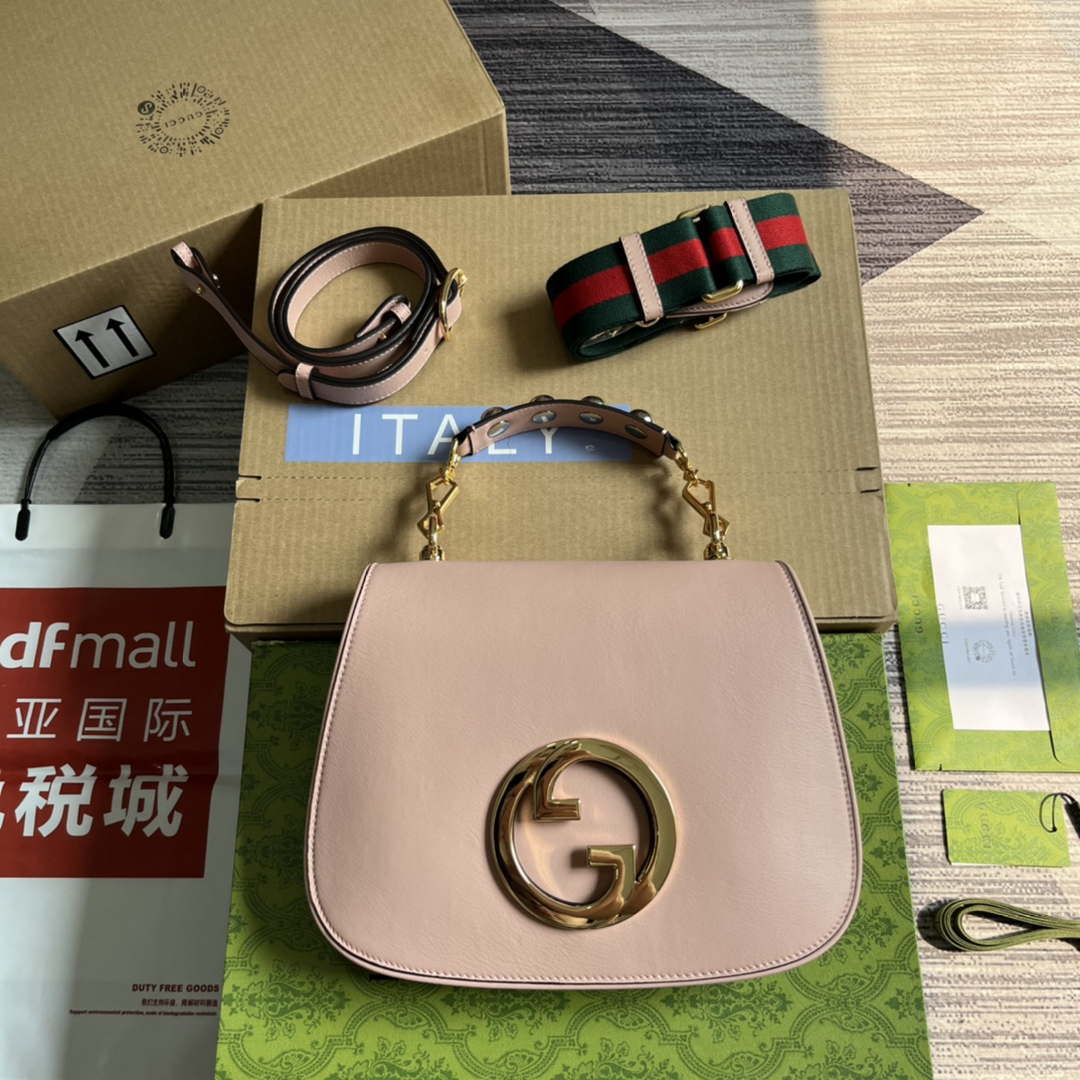 Gucci Blondie Medium top handle bag 721172 Pink - Default Title - View 1