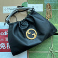 Gucci Deco medium tote bag GG 746210 in Black leather - Default Title - View 1