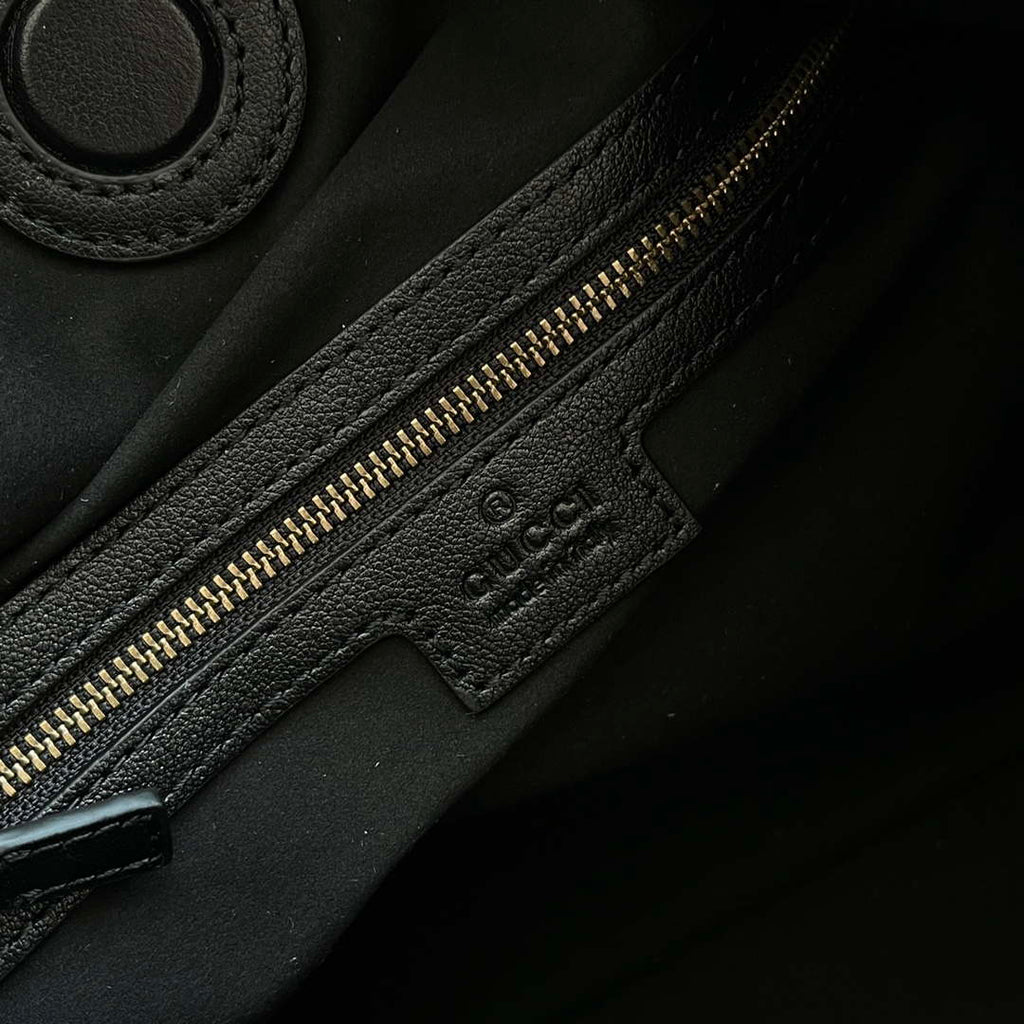 Gucci Deco medium tote bag GG 746210 in Black leather