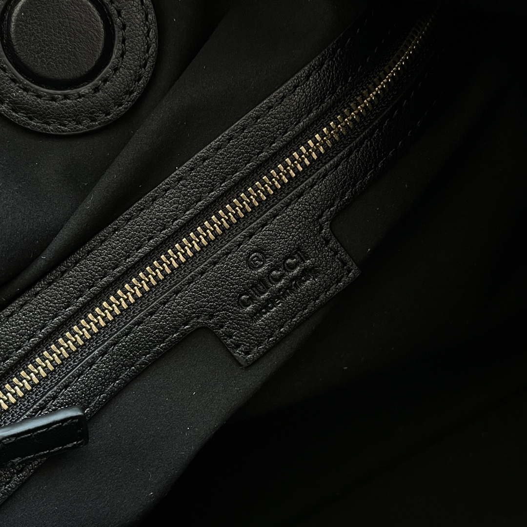 Gucci Deco medium tote bag GG 746210 in Black leather