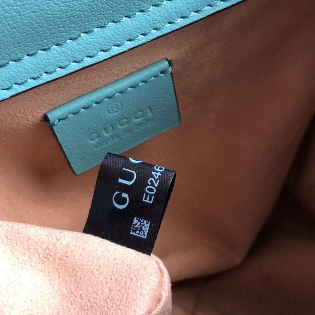 Gucci Diana Mini tote bag top handle bag Gucci 655661 Lake Blue