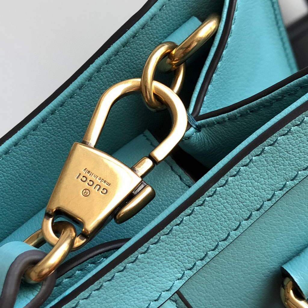 Gucci Diana Mini tote bag top handle bag Gucci 655661 Lake Blue