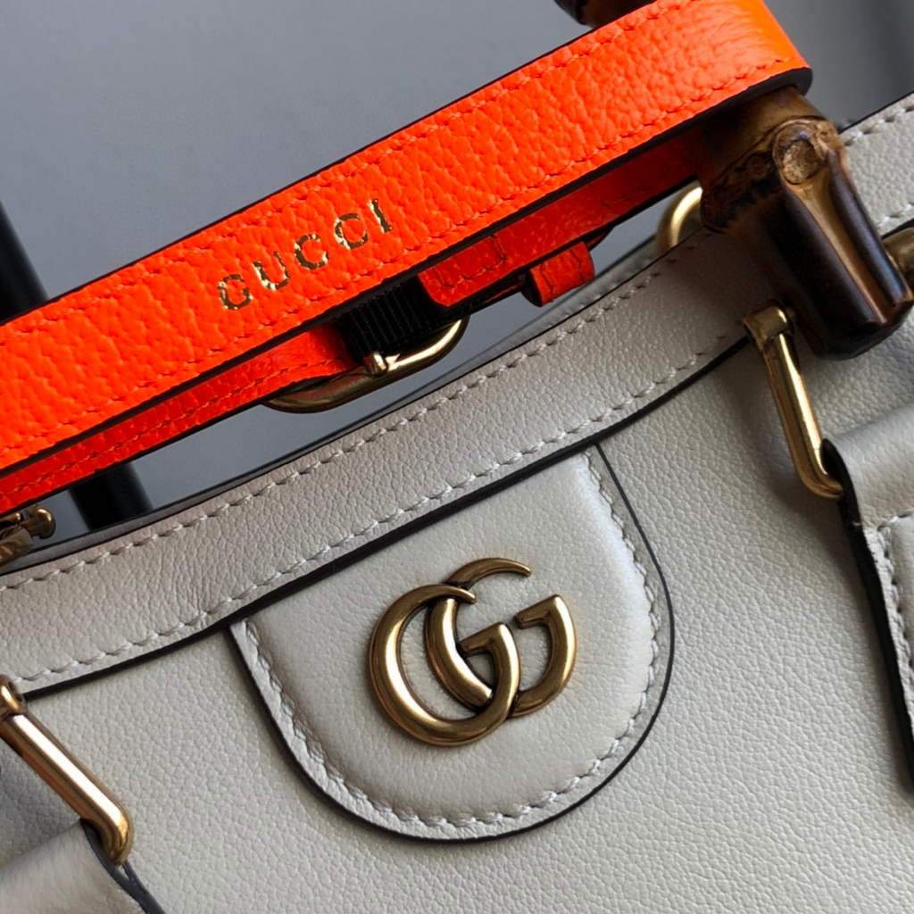 Gucci Diana Mini tote bag top handle bag Gucci a€?55661 White