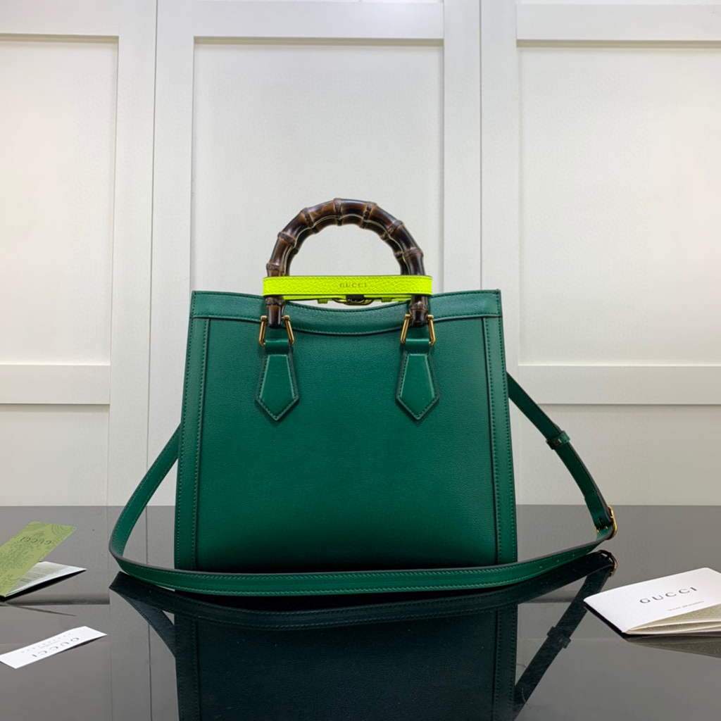 Gucci Diana small tote bag top handle bag 660195 Green