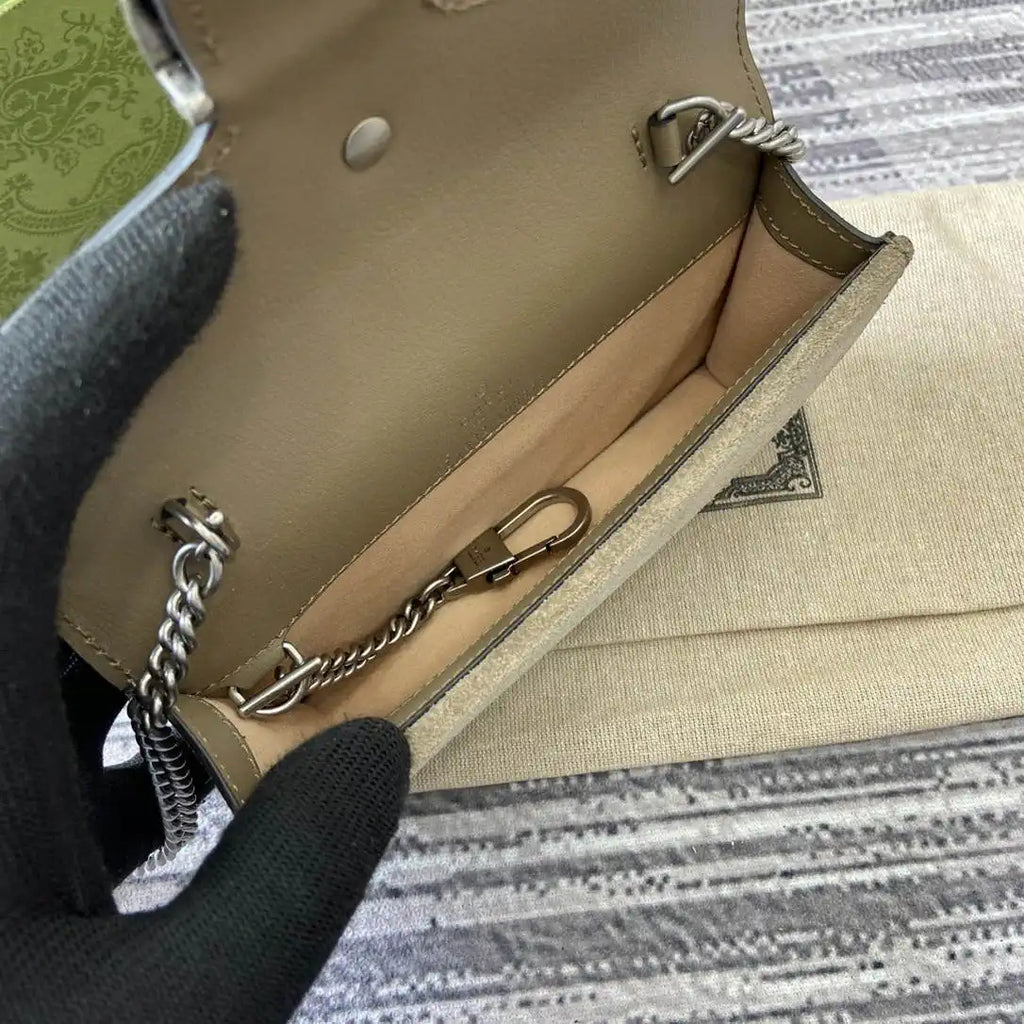 Gucci Dionysus mini bag 476432  Beige and Green