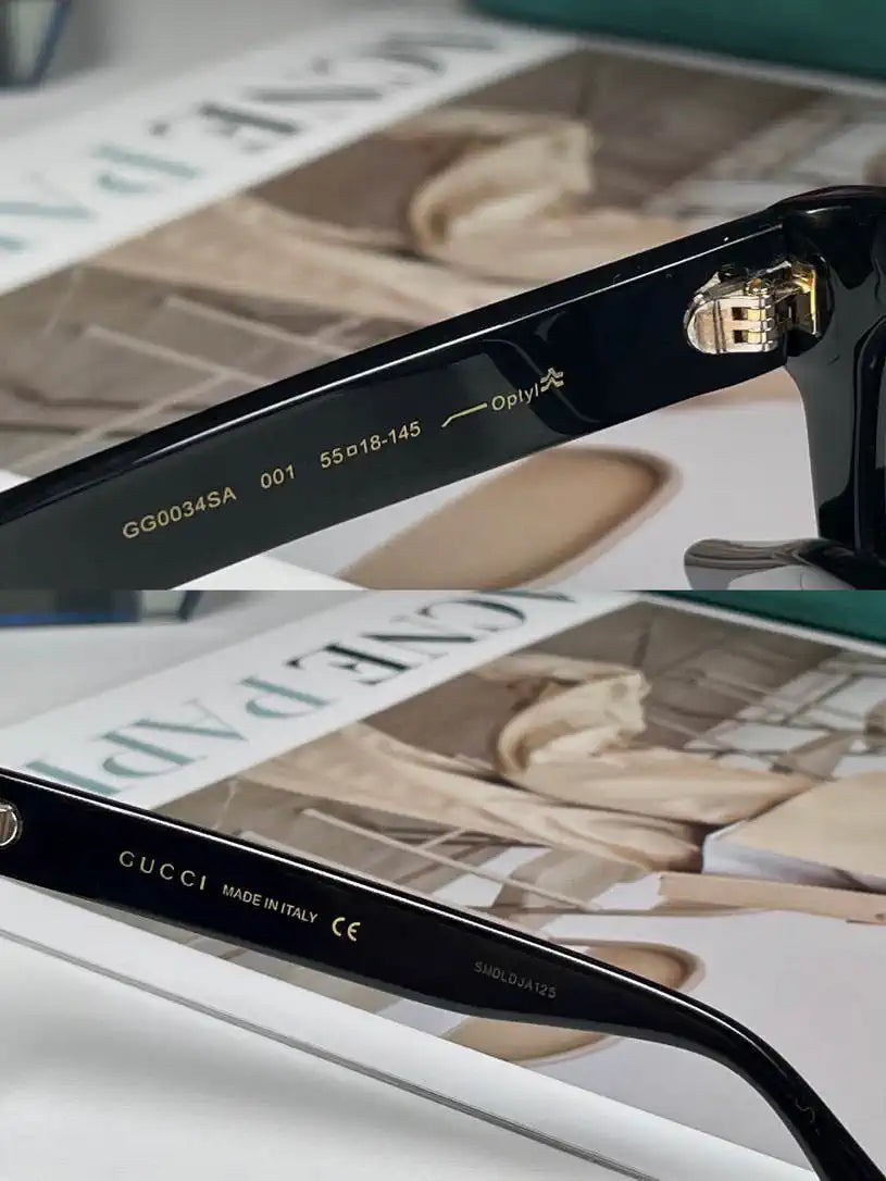 Gucci GG0034SA Sunglasses Luxury Fashion Show Sunglasses G991480
