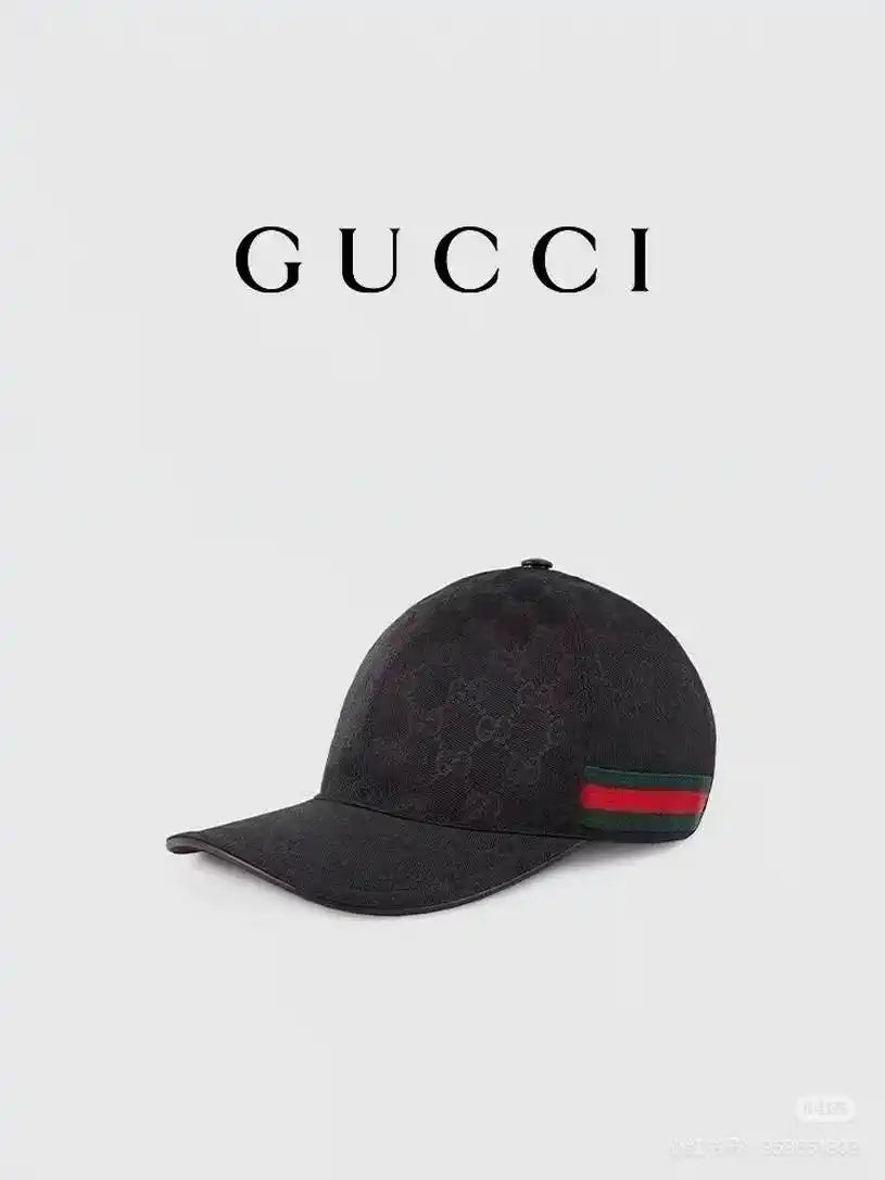 Gucci GG canvas baseball hat with Web 200035