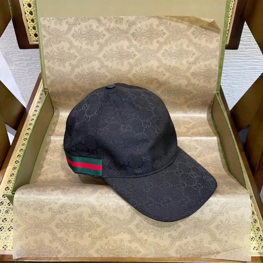 Gucci GG canvas baseball hat with Web 200035