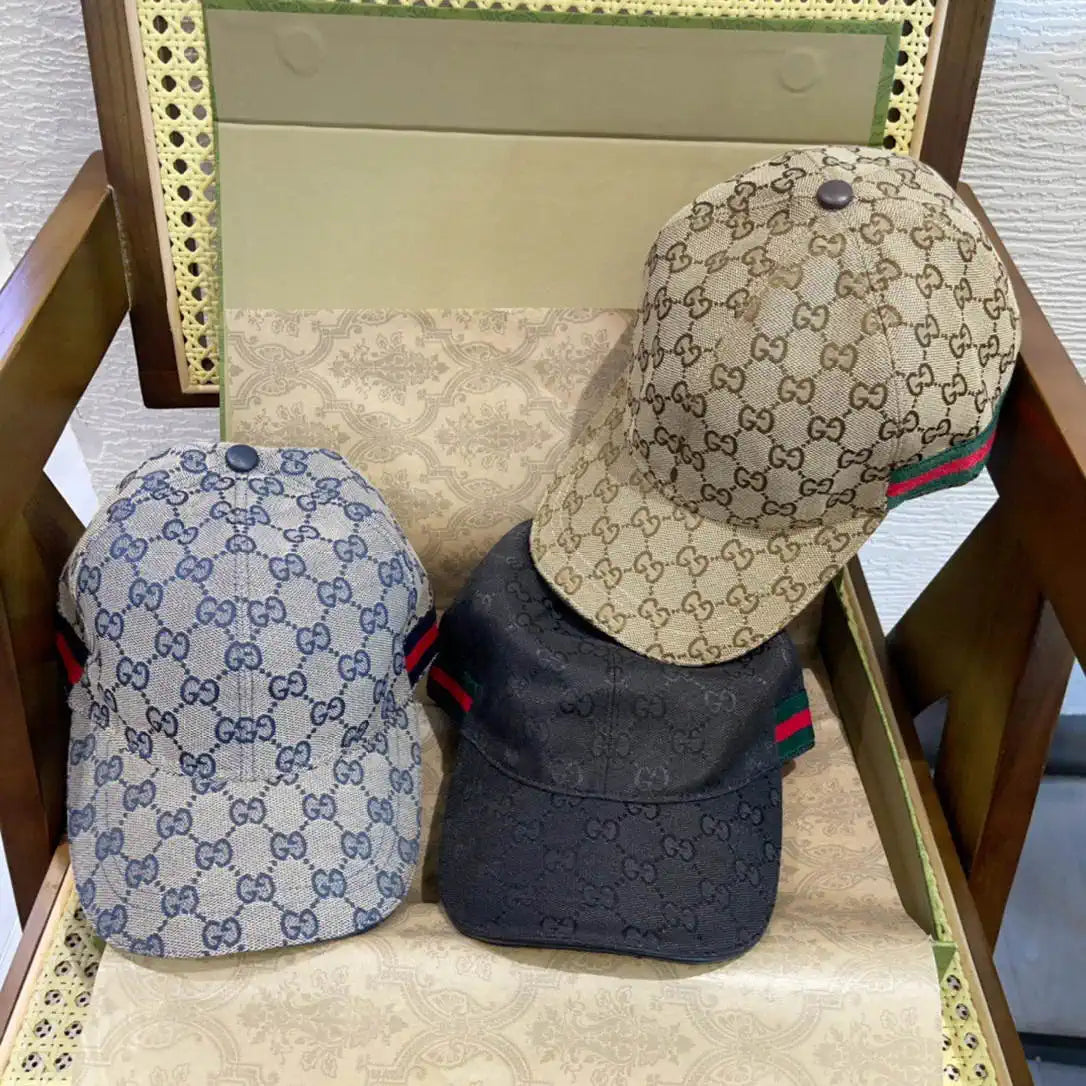Gucci GG canvas baseball hat with Web 200035