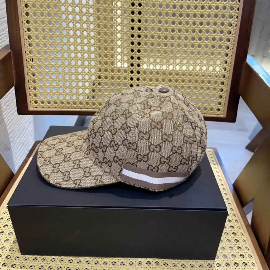 Gucci GG canvas baseball hat with Web 200035